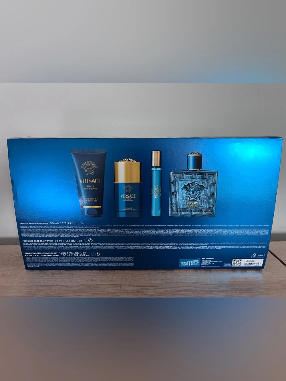 Versace Eros Pour Homme Set of 4